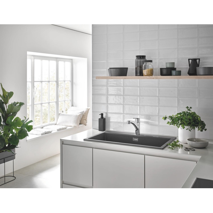 GROHE 30531001 - START Einhand-Spültischarmatur, Ausladung 227 mm, Hochglanz-Chrom