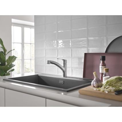 GROHE 30531DC1 - Miscelatore per lavello START in acciaio inox