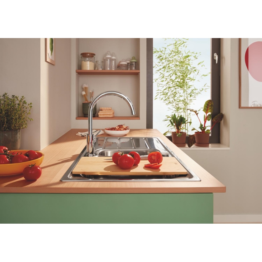 GROHE 30550000 - Rubinetto da cucina START EDGE 357 mm, cromato lucido