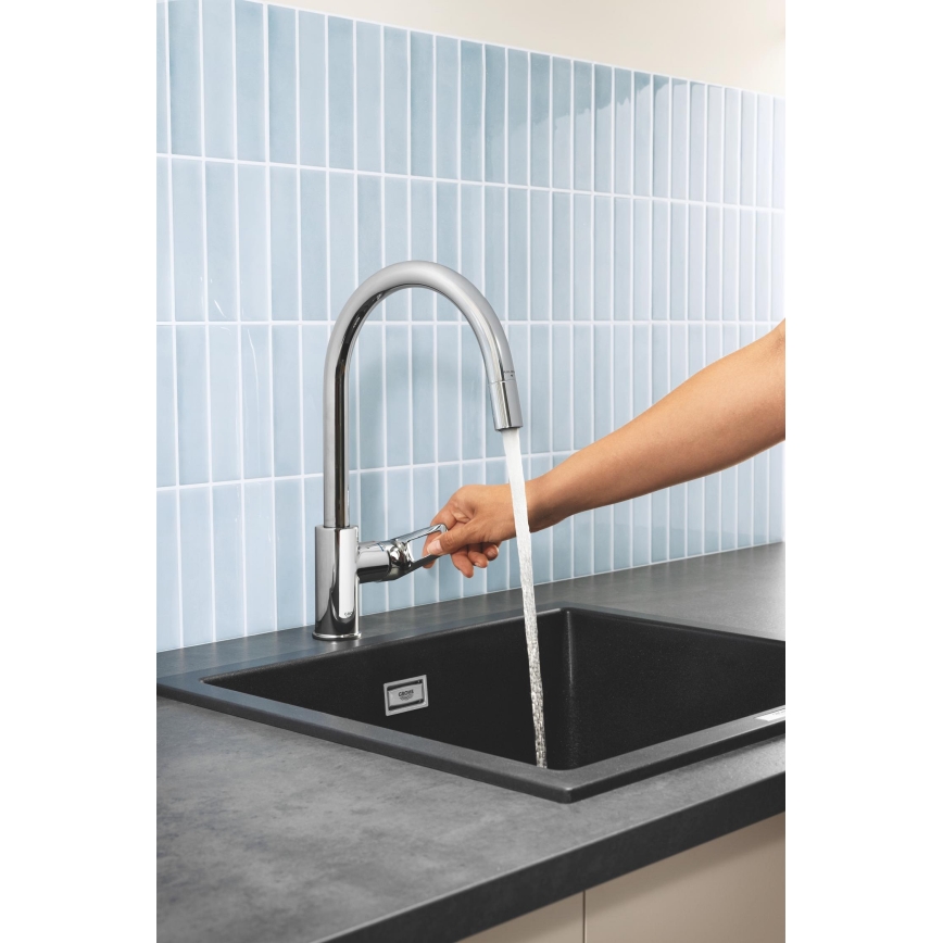 GROHE 30556000 - Miscelatore per lavello START LOOP 357 mm cromo lucido