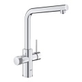 GROHE 30600000 - Miscelatore da cucina BLUE PURE con bocca a L, finitura cromo lucido