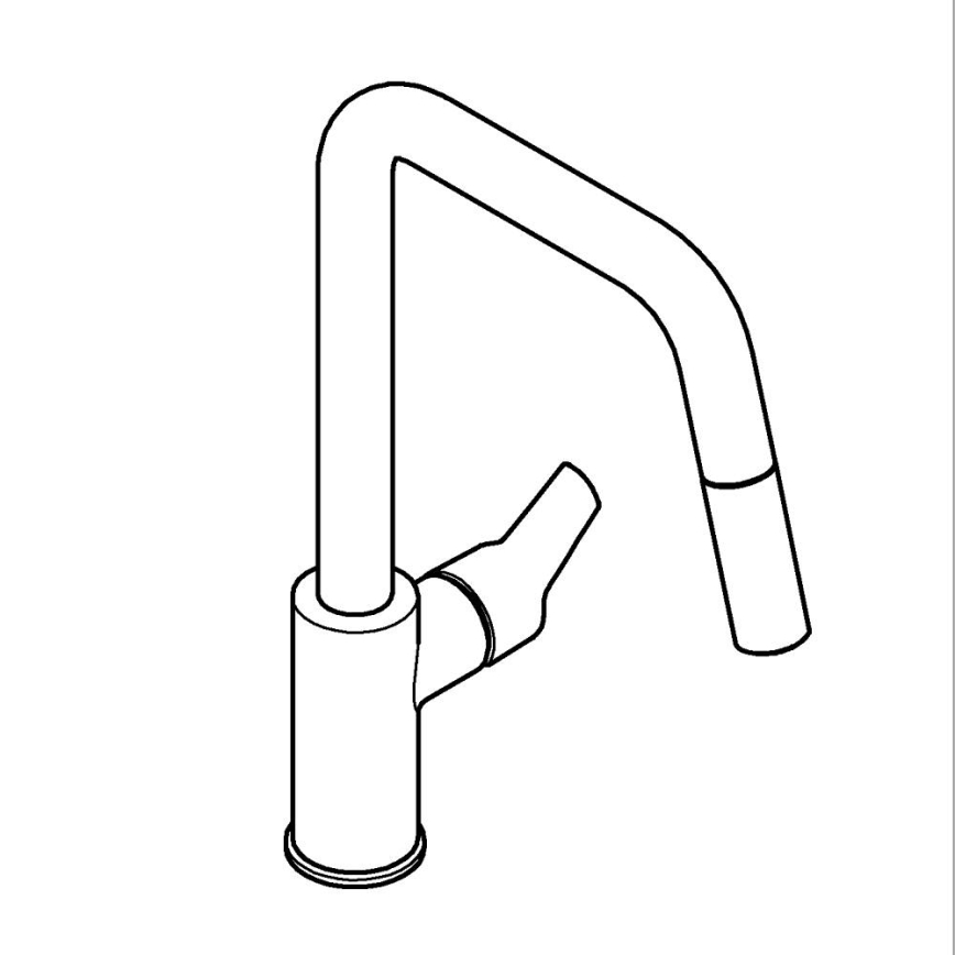 GROHE 30631000 - Mitigeur d'évier QUICKFIX START 362 mm, finition chrome poli