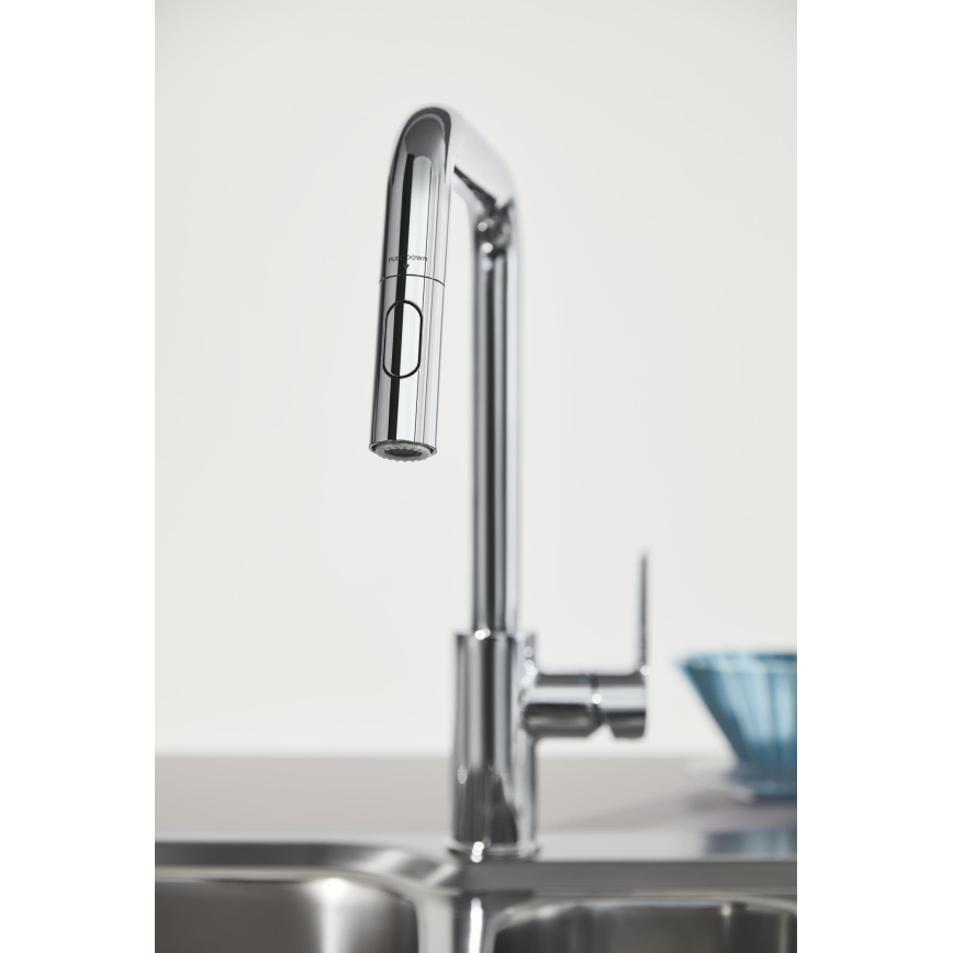 GROHE 30631000 - Spültischarmatur QUICKFIX START 362 mm, Chrom glänzend