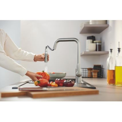 GROHE 30631DC0 - Miscelatore per lavello START in acciaio inox