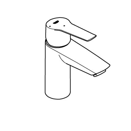 GROHE 311372432 - Miscelatore per lavabo QUICKFIX START 165 mm, nero