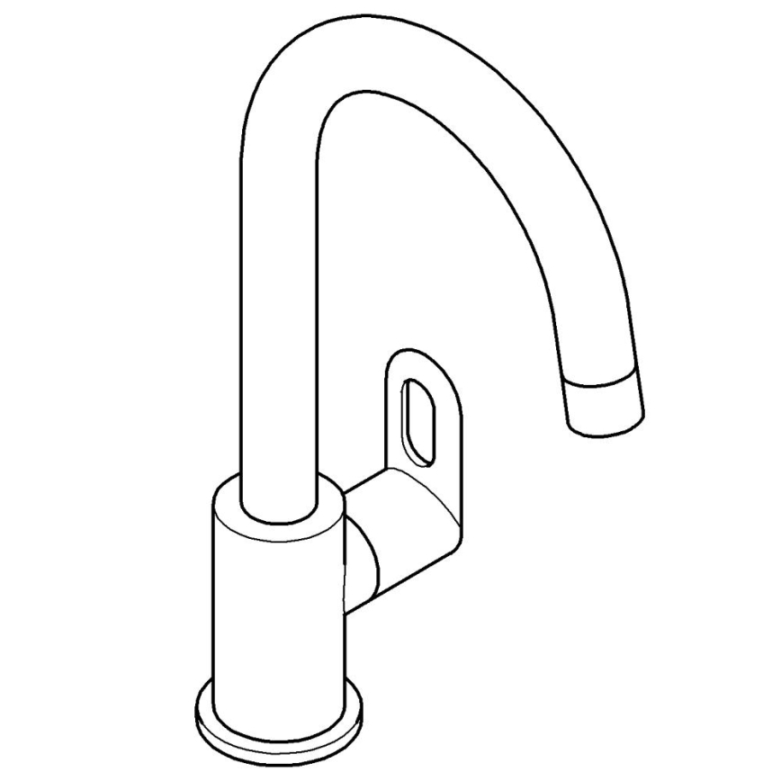 GROHE 31222000 - Spültischarmatur BAULOOP, glänzender Chrom