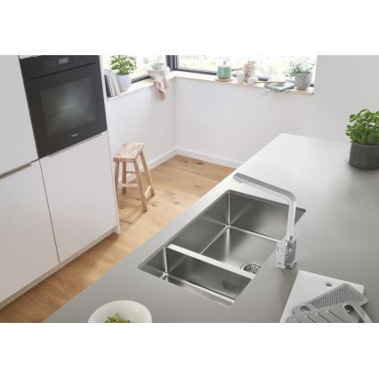 GROHE 31255000 - Mitigeur pour évier EUROCUBE, chrome brillant