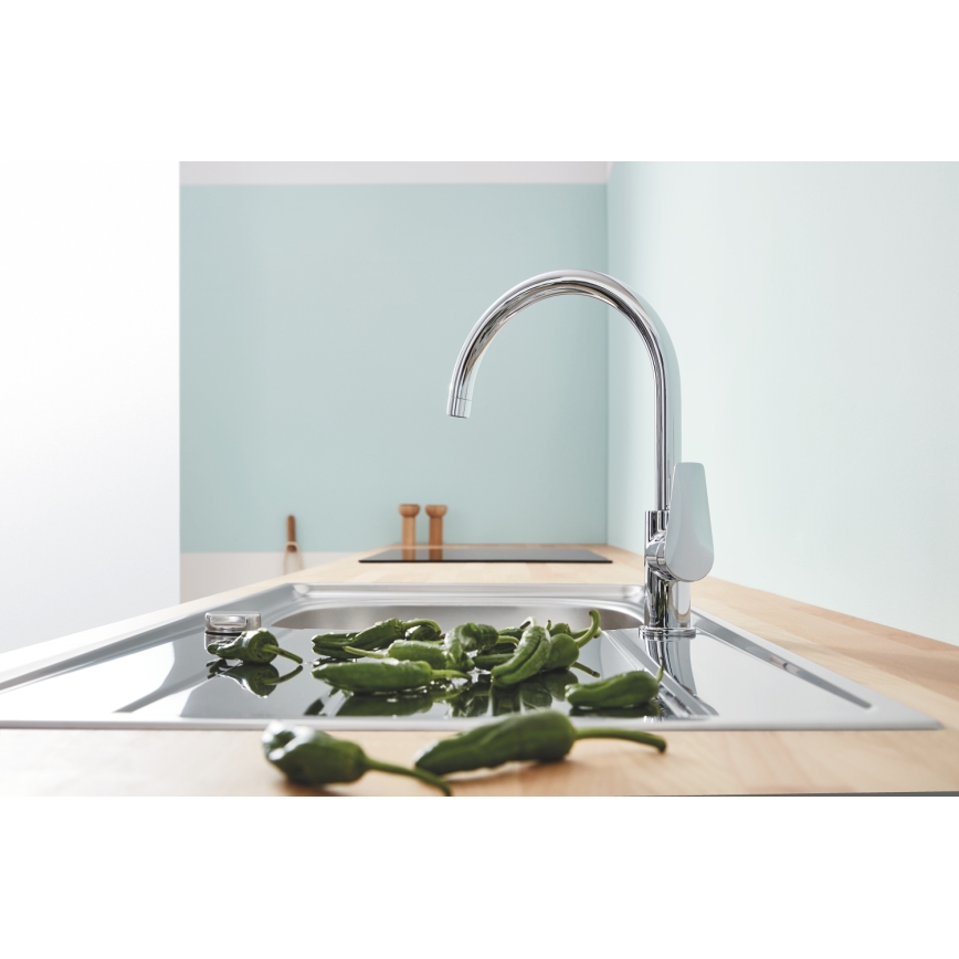 GROHE 31367001 - Miscelatore da cucina BAUEDGE 332 mm cromo lucido