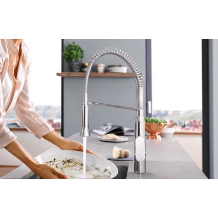 GROHE 31379000 - Miscelatore per lavello K7 G12” finitura cromata lucida