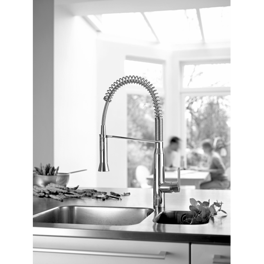 GROHE 31379000 - Miscelatore per lavello K7 G12” finitura cromata lucida