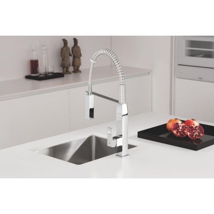 GROHE 31395000 - Miscelatore per lavello EUROCUBE 547 mm, finitura cromo lucido