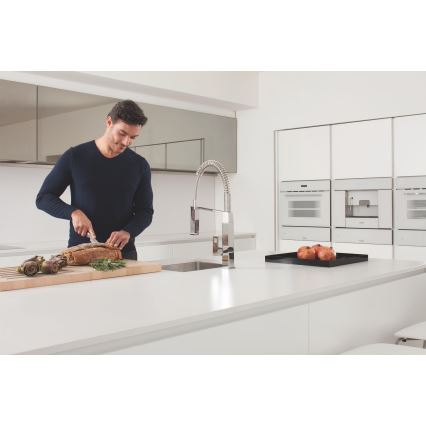 GROHE 31395000 - Mitigeur d'évier EUROCUBE 547 mm chrome poli