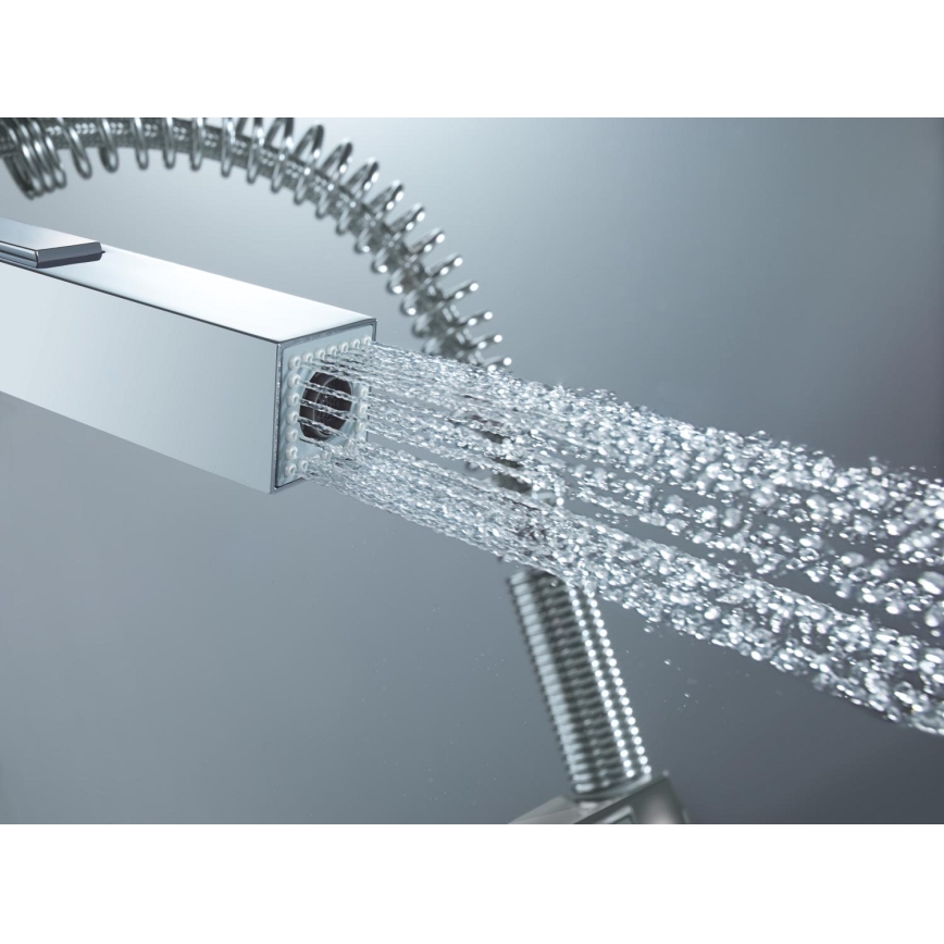 GROHE 31395000 - Mitigeur d'évier EUROCUBE 547 mm chrome poli
