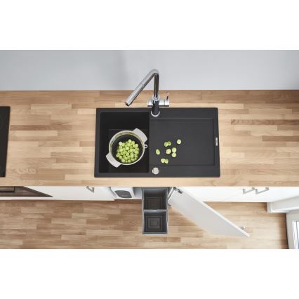 GROHE 31454001 - Miscelatore per lavello BLUE HOME con beccuccio a L, finitura cromo lucido