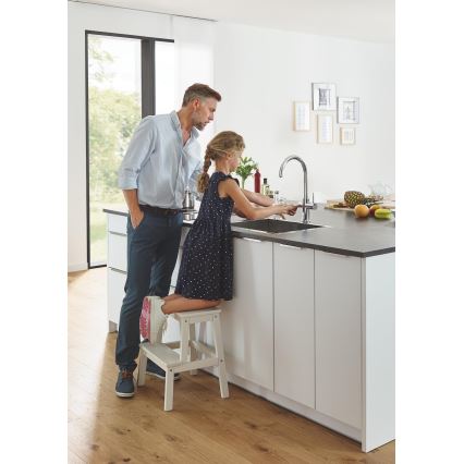 GROHE 31455001 - Miscelatore per lavello BLUE HOME, cromo lucido