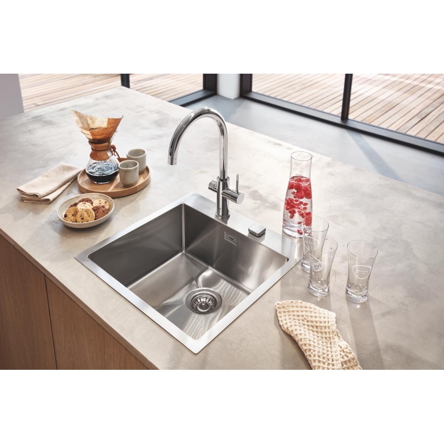 GROHE 31455001 - Mitigeur de cuisine BLUE HOME chromé brillant