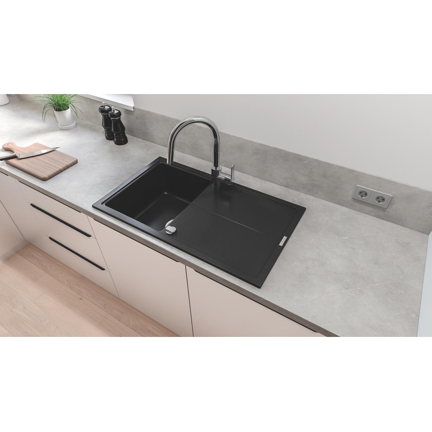 GROHE 31484001 - Mitigeur pour évier GET, chrome poli