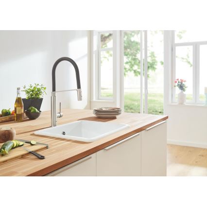 GROHE 31491DC0 - Miscelatore per lavello CONCETTO DN 15 in acciaio inox