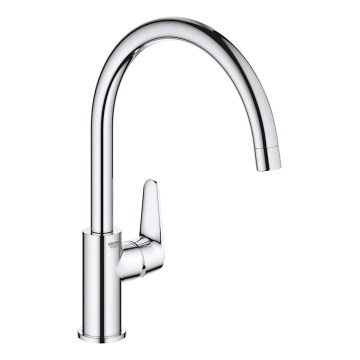 GROHE 31536001 - Spültischarmatur BAUCURVE 332 mm, Hochglanz-Chrom