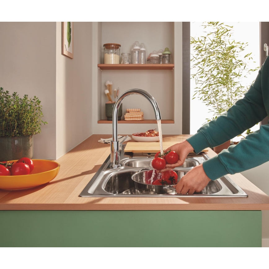 GROHE 31553001 - Mitigeur d'évier START CLASSIC, chrome brillant
