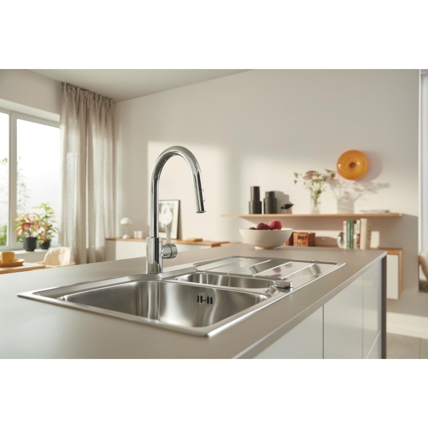 GROHE 31572SD1 - Évier K500 1000 × 500 mm en acier inoxydable