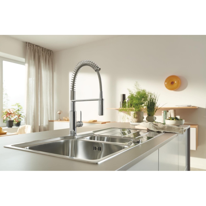 GROHE 31572SD1 - Évier K500 1000 × 500 mm en acier inoxydable