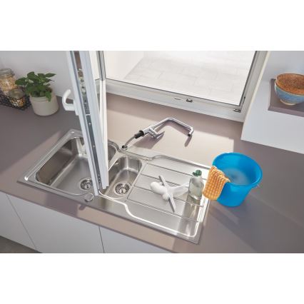 GROHE 31572SD1 - Évier K500 1000 × 500 mm en acier inoxydable