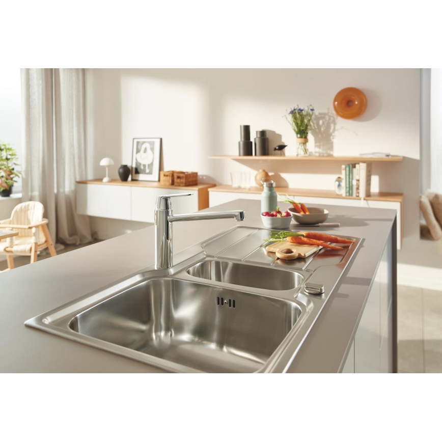 GROHE 31572SD1 - Lavello K500 1000 × 500 mm in acciaio inox