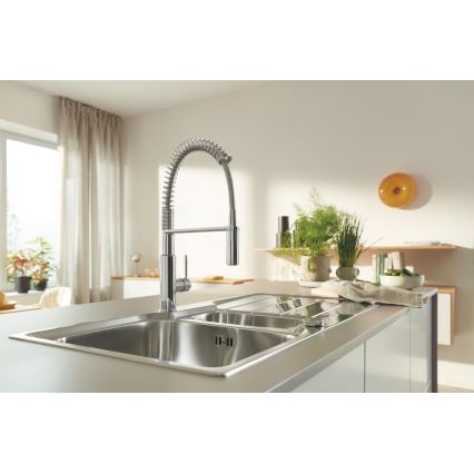 GROHE 31572SD1 - Spüle K500 1000 × 500 mm, Edelstahl