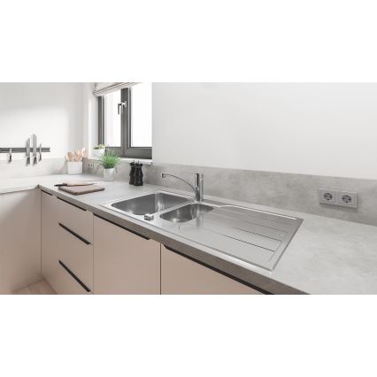GROHE 31572SD1 - Spüle K500 1000 × 500 mm, Edelstahl