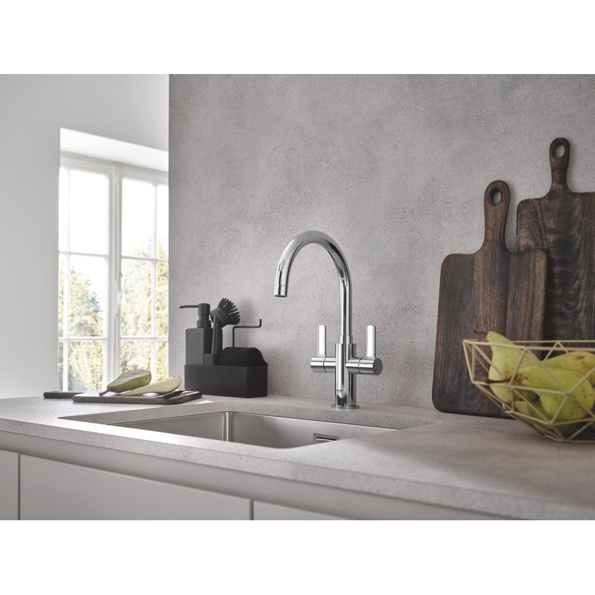 GROHE 31574SD1 - Küchenspüle K700U, 550 x 450 mm, Edelstahl