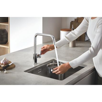 GROHE 31574SD1 - Lavello da cucina K700U 550 x 450 mm in acciaio inox