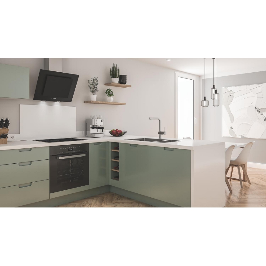 GROHE 31575SD1 - Lavello da cucina K700U 760 × 450 mm in acciaio inox