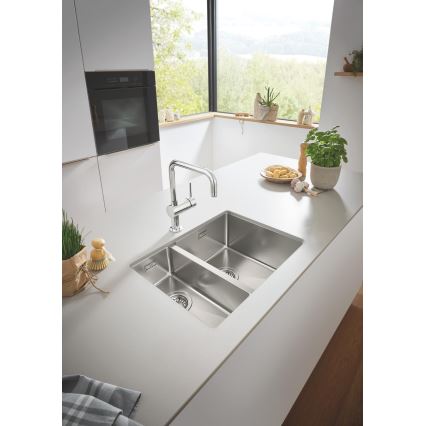 GROHE 31576SD1 - Küchenspüle K700U 595 × 450 mm Edelstahl