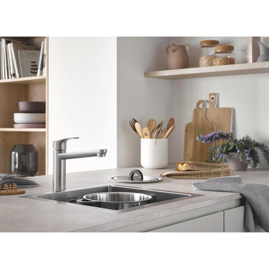 GROHE 31578SD1 - Lavello da cucina K700 464 x 464 x 200 in acciaio inox