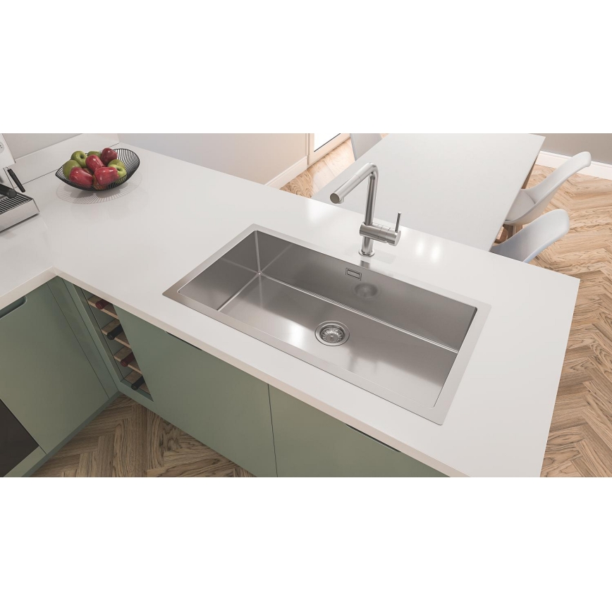 GROHE 31580SD1 - Küchenspüle K700 864 × 464 mm Edelstahl