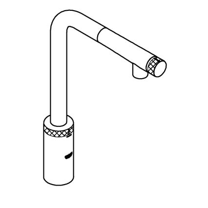 GROHE 31613DC0 - Miscelatore da cucina A SmartControl in acciaio inox