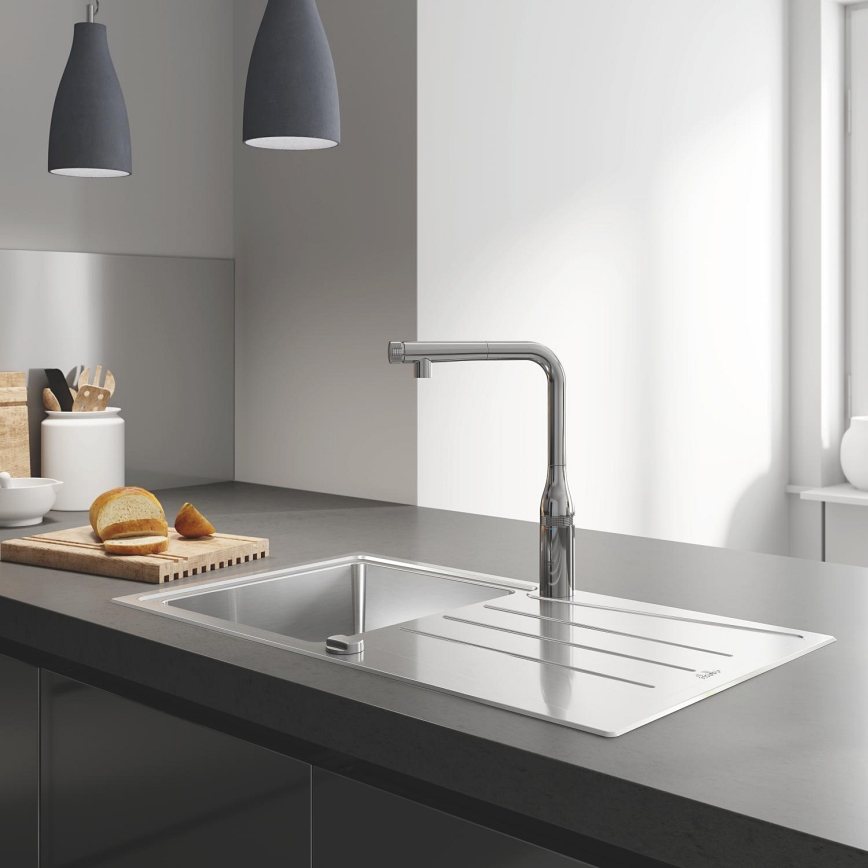 GROHE 31615000 - Mitigeur pour évier ESSENCE SMARTCONTROL 366 mm chrome brillant