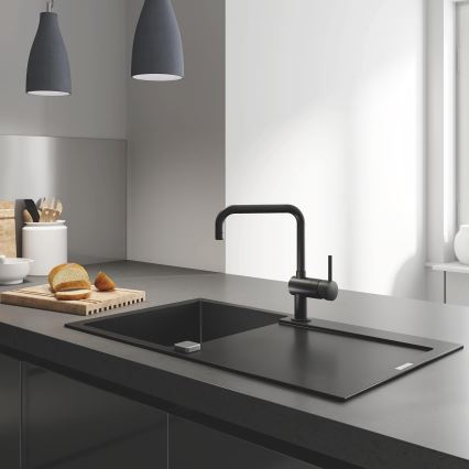 GROHE 31644AP0 - Évier composite K500 860 × 500 mm noir