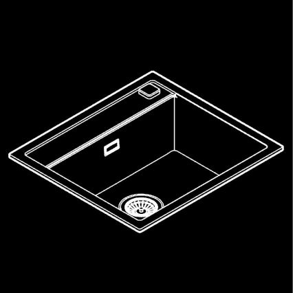 GROHE 31651AP0 - Lavello da cucina K700 560 × 510 mm granito/nero