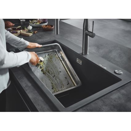 GROHE 31652AP0 - Évier composite K700 780 × 510 mm noir