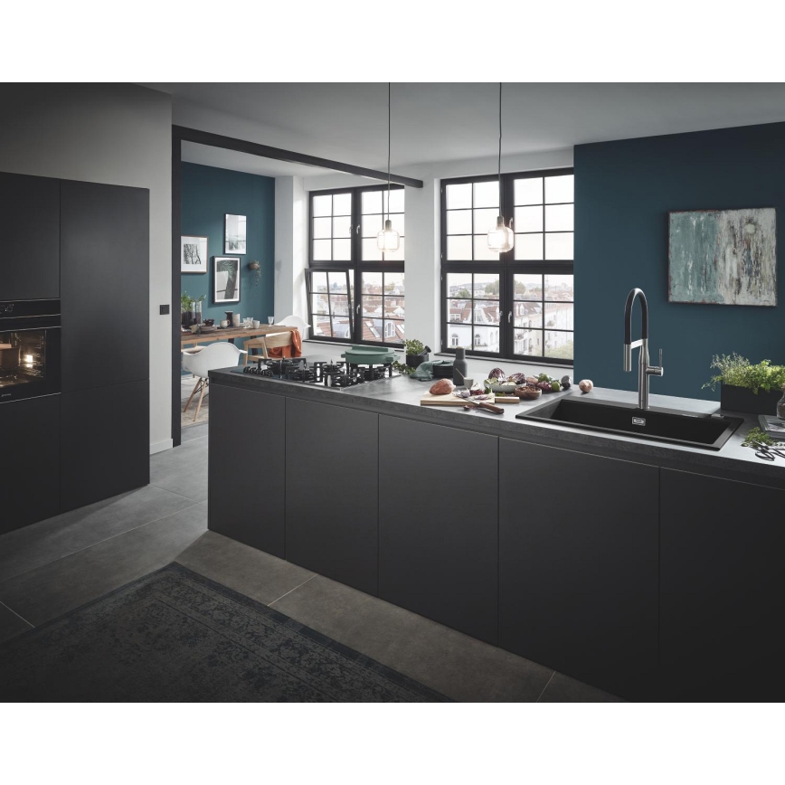 GROHE 31652AP0 - Évier composite K700 780 × 510 mm noir