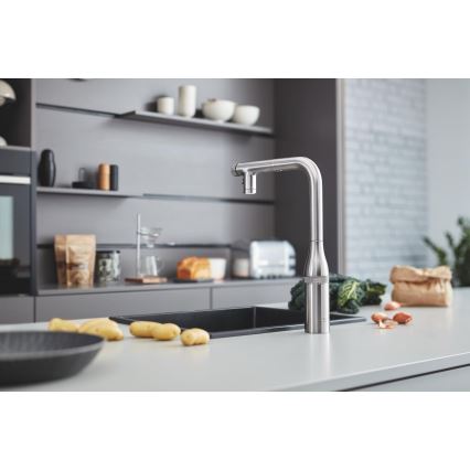GROHE 31653AP0 - Kompositspüle K700U 457 × 406 mm schwarz