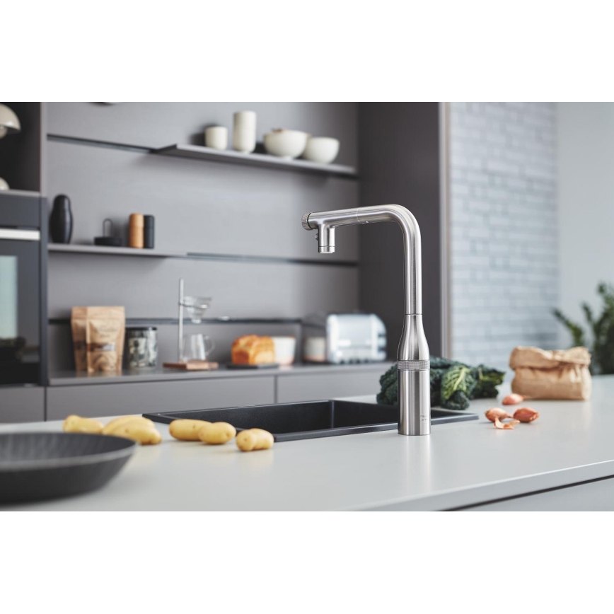 GROHE 31653AP0 - Kompositspüle K700U 457 × 406 mm schwarz