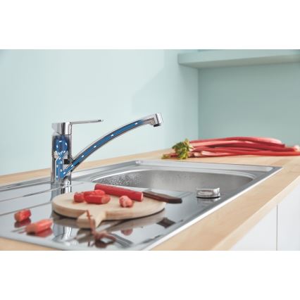 GROHE 31680000 - Küchenarmatur BAUECO, glänzender Chrom