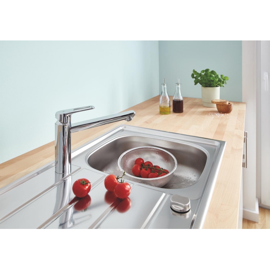 GROHE 31706000 - Mitigeur d'évier BAULOOP, finition chrome brillant