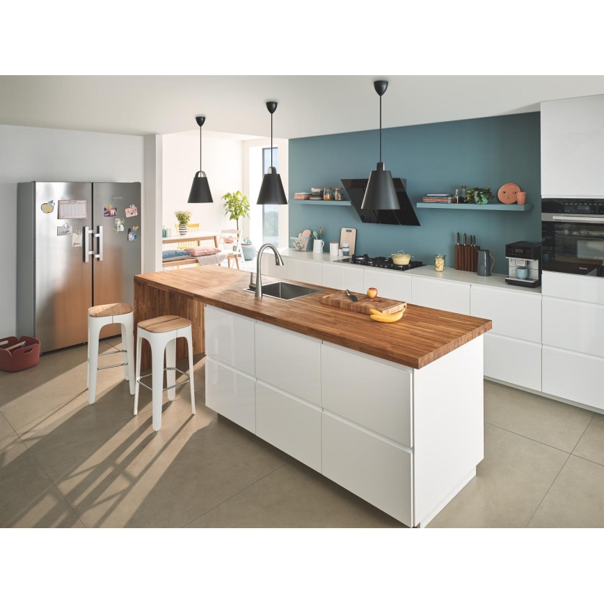 GROHE 31726SD0 - Lavello da cucina K700 550 × 450 mm in acciaio inox