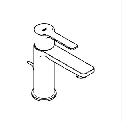 GROHE 32109GL1 - Miscelatore per lavabo LINEARE, taglia XS, dorato