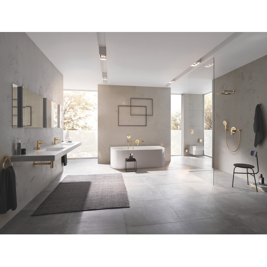 GROHE 32109GL1 - Mitigeur de lavabo LINEARE doré