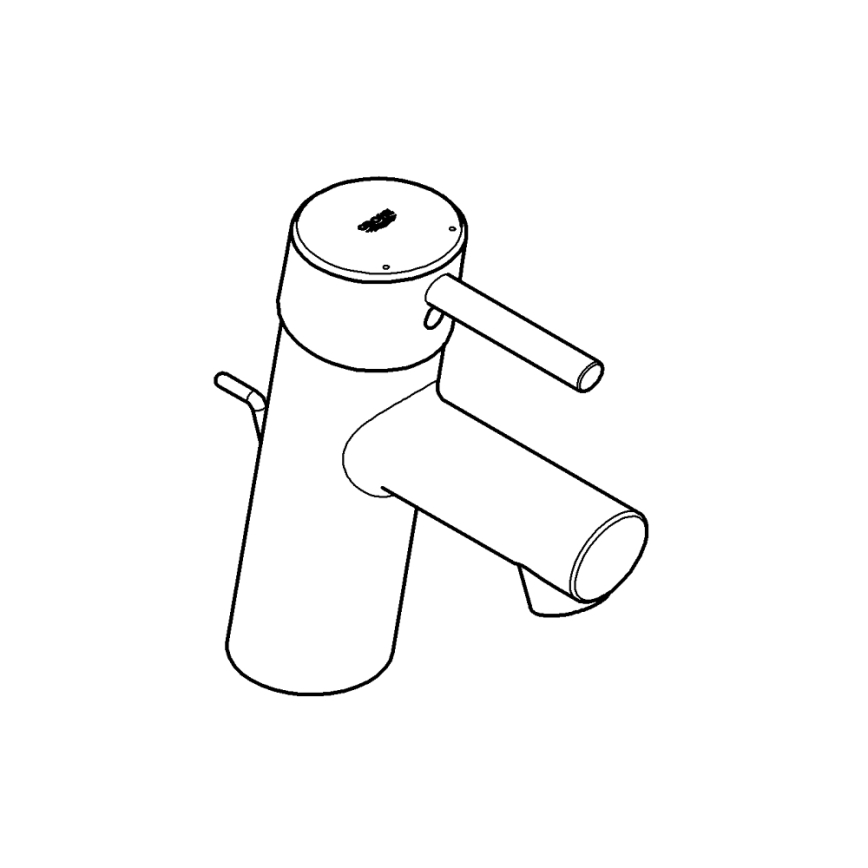 GROHE 32204001 - Miscelatore per lavabo CONCETTO DN 15 cromo lucido